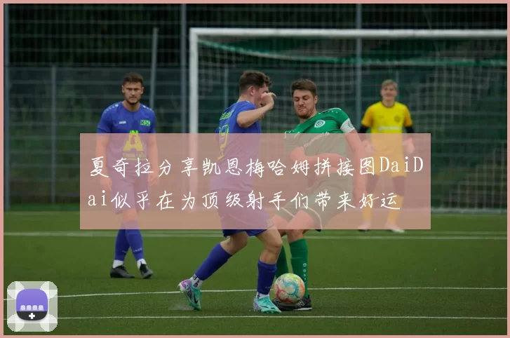夏奇拉分享凯恩梅哈姆拼接图DaiDai似乎在为顶级射手们带来好运
